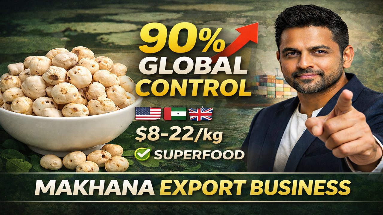 Makhana (Fox Nuts) Export from India — Complete Market Analysis Report 2026 | Pricing, Buyers, Compliance & Action Plan