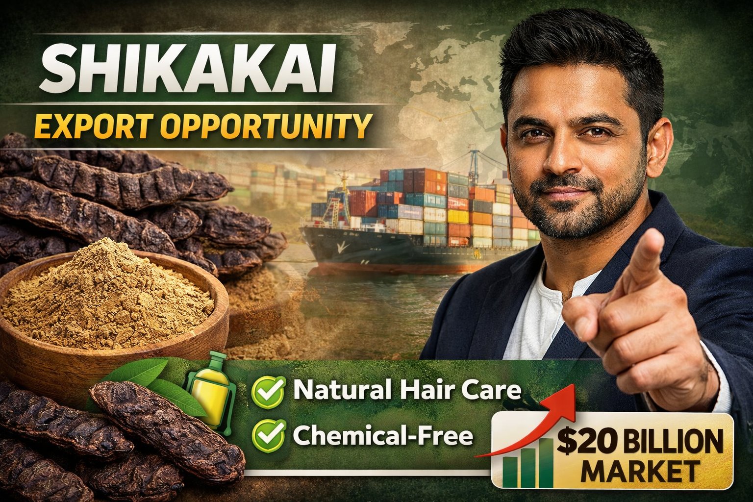 Shikakai Export Analysis Report 2026 | India to USA, EU Guide